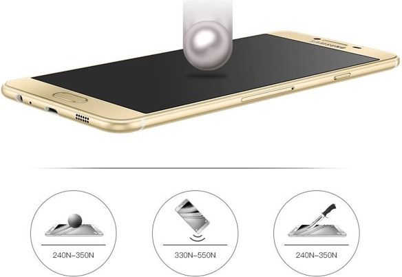 Xham mbrojtës Mocolo TG+ 3D, për iPhone 6 6S Plus, i zi