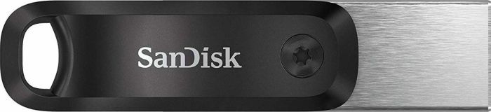 USB SanDisk iXpand Go, 256GB, Lightning dhe USB 3.2, zi argjend