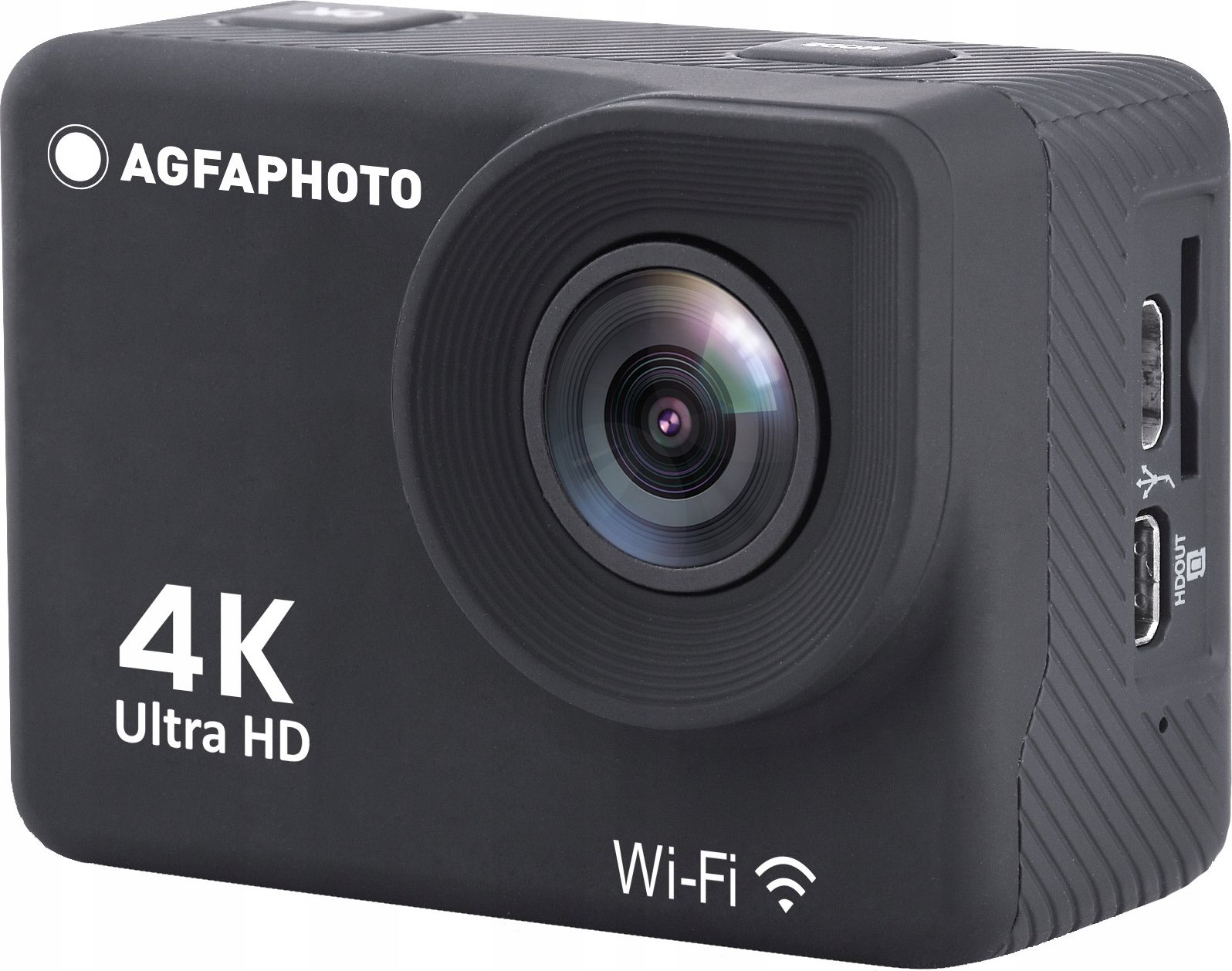 Kamerë sportive AgfaPhoto Realimove AC9000, 4K Ultra HD, Wi‑Fi, e zezë