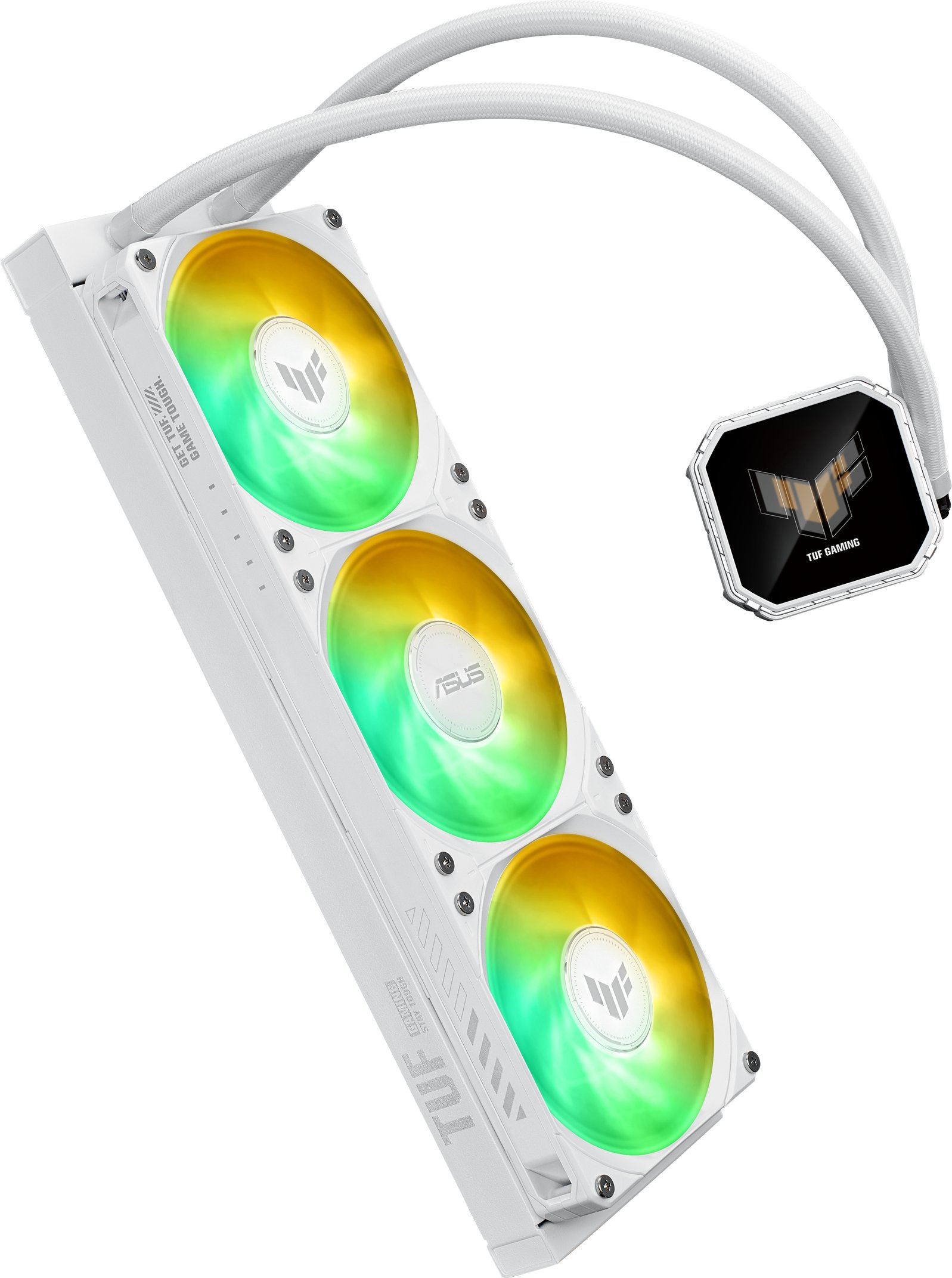 Ftohës uji për procesor ASUS TUF Gaming LC III 360 ARGB LCD White Edition, 360 mm, ARGB, i bardhë