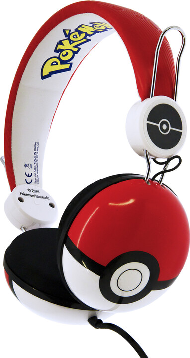 Kufje OTL Technologies Pokemon Pokeball Tween Dome, të kuqe