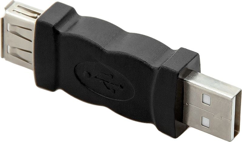 Adapter USB Blow, USB prizë në USB folje, i zi