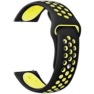 Ремен за рачен часовник Eternico Sporty Universal Quick Release, 22mm, жолт и црн
