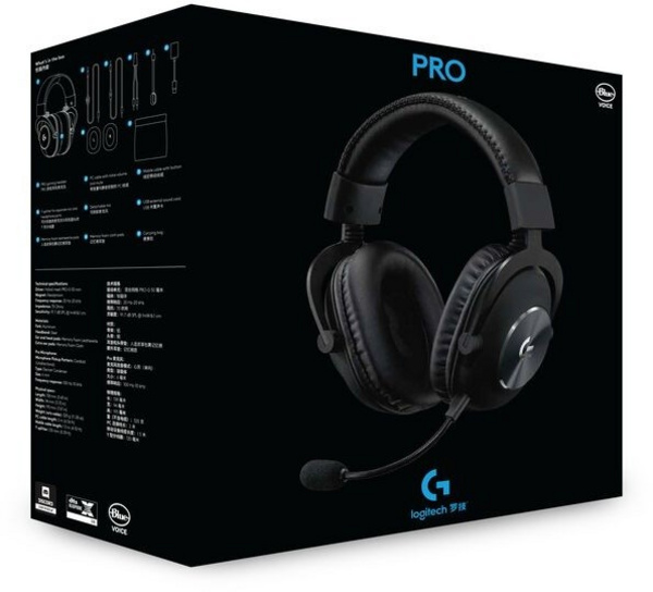 Kufje Logitech G Pro X/të zeza