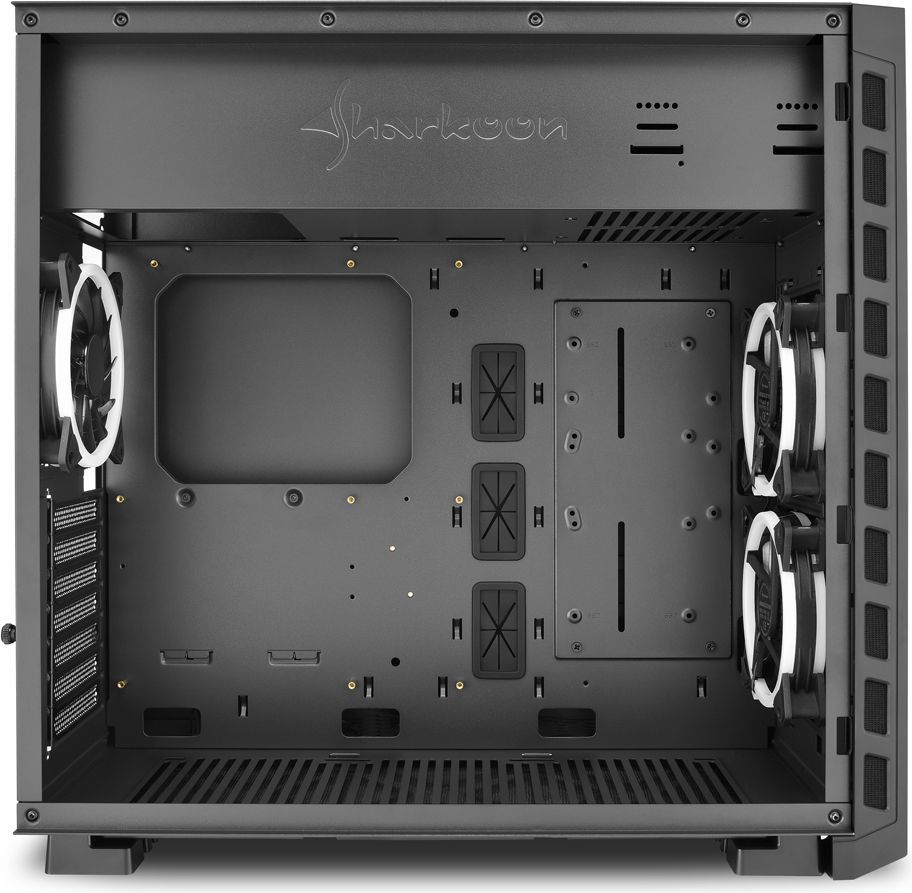 Kasë Sharkoon Night Shark RGB, Midi Tower