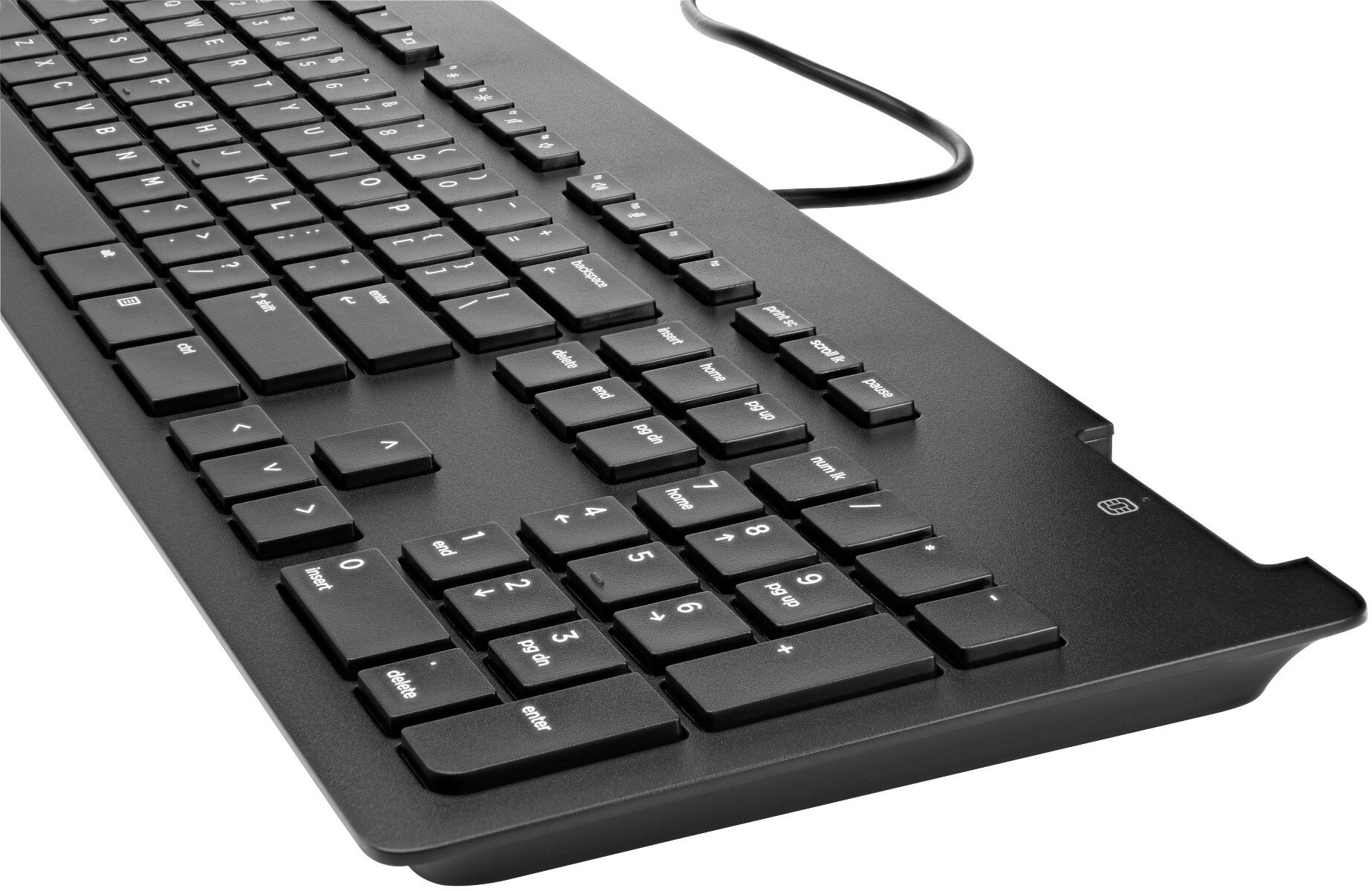 Tastierë HP Business Slim V2 Smartcard, USB, me lexues karte, e zezë