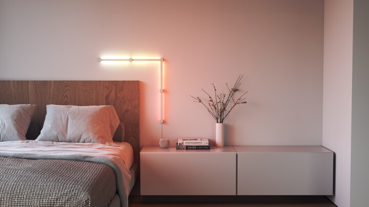 Set ndriçimi Nanoleaf Lines Squared Starter 4 Pack