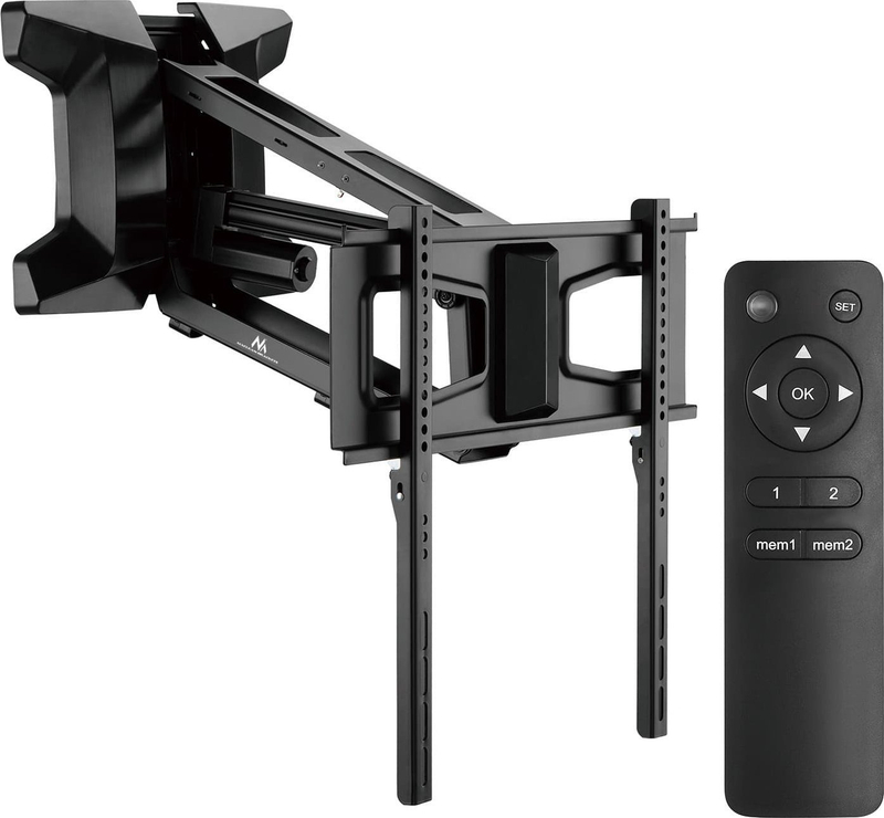 Mbajtëse murale elektrike Maclean MC-891, për TV 37"–70", deri 35 kg, e zezë