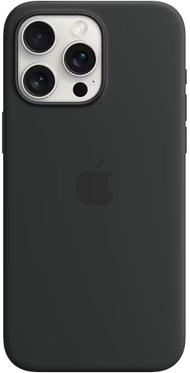 Mbulesë telefoni FIXED MagFlow për iPhone 17 Pro, kompatibile MagSafe, silikon i lëngshëm, e zezë