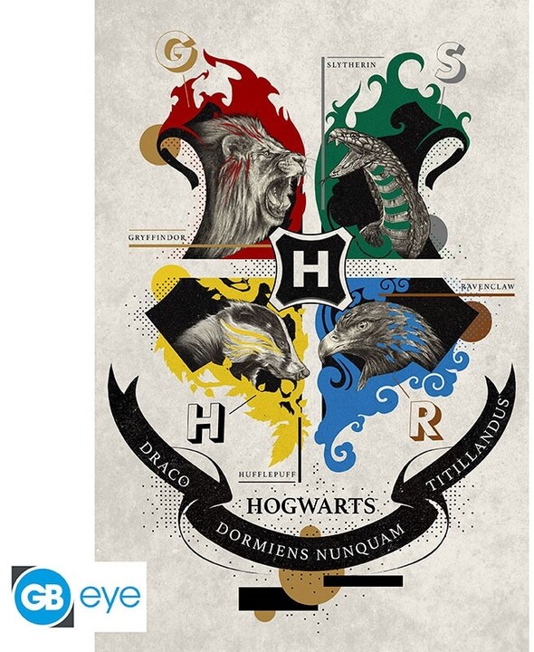 Poster Harry Potter - Animal Crest (91.5x61)