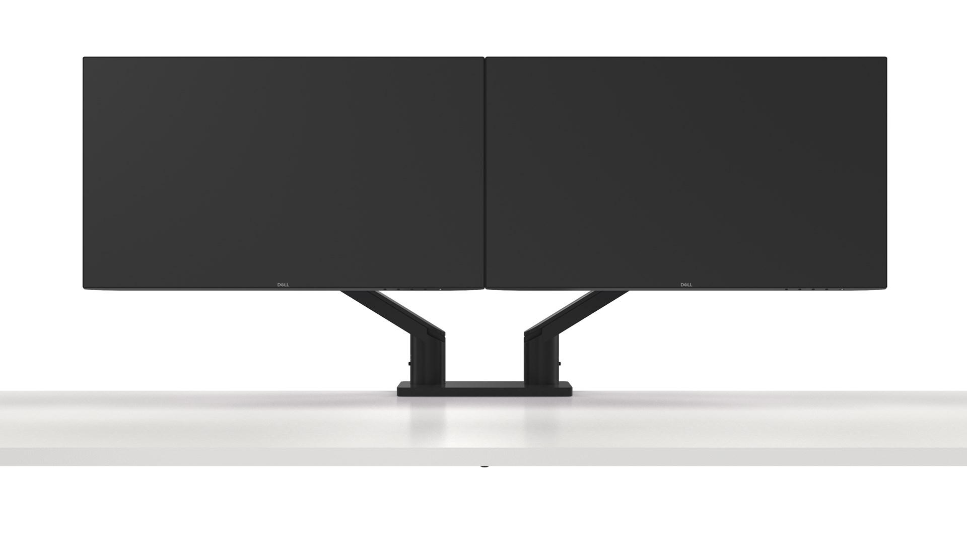 Standi për dy monitorë Dell 482-BBDL, 19"–38", VESA 100x100, deri 10 kg, i zi