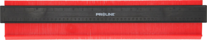 Matës profili Proline Shape Template 500 mm, bërthamë alumini, me magnet