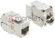 Modul Keystone DeLOCK 86205, RJ45, i bardhë