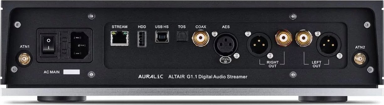 Streamer audio Auralic Altair G1.1, DAC i integruar, pre-amp, i zi