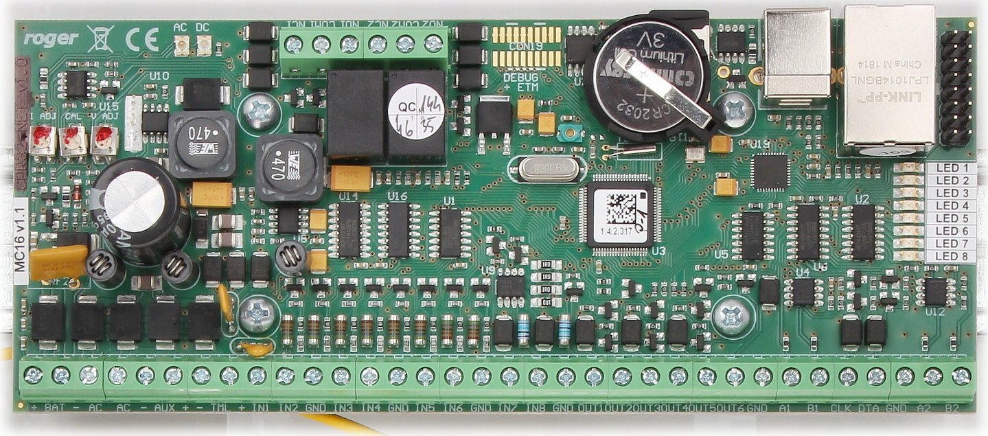 Kontrollues aksesi Roger MC16 PAC ST 2 KIT, 2 dyer, kuti metalike, i bardhë