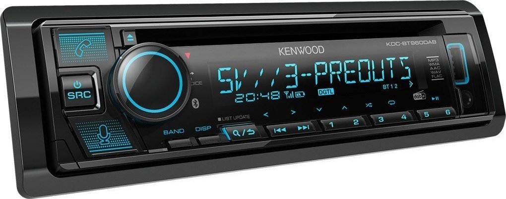 Radio makine Kenwood KDC-BT960DAB, Bluetooth, DAB+, e zezë