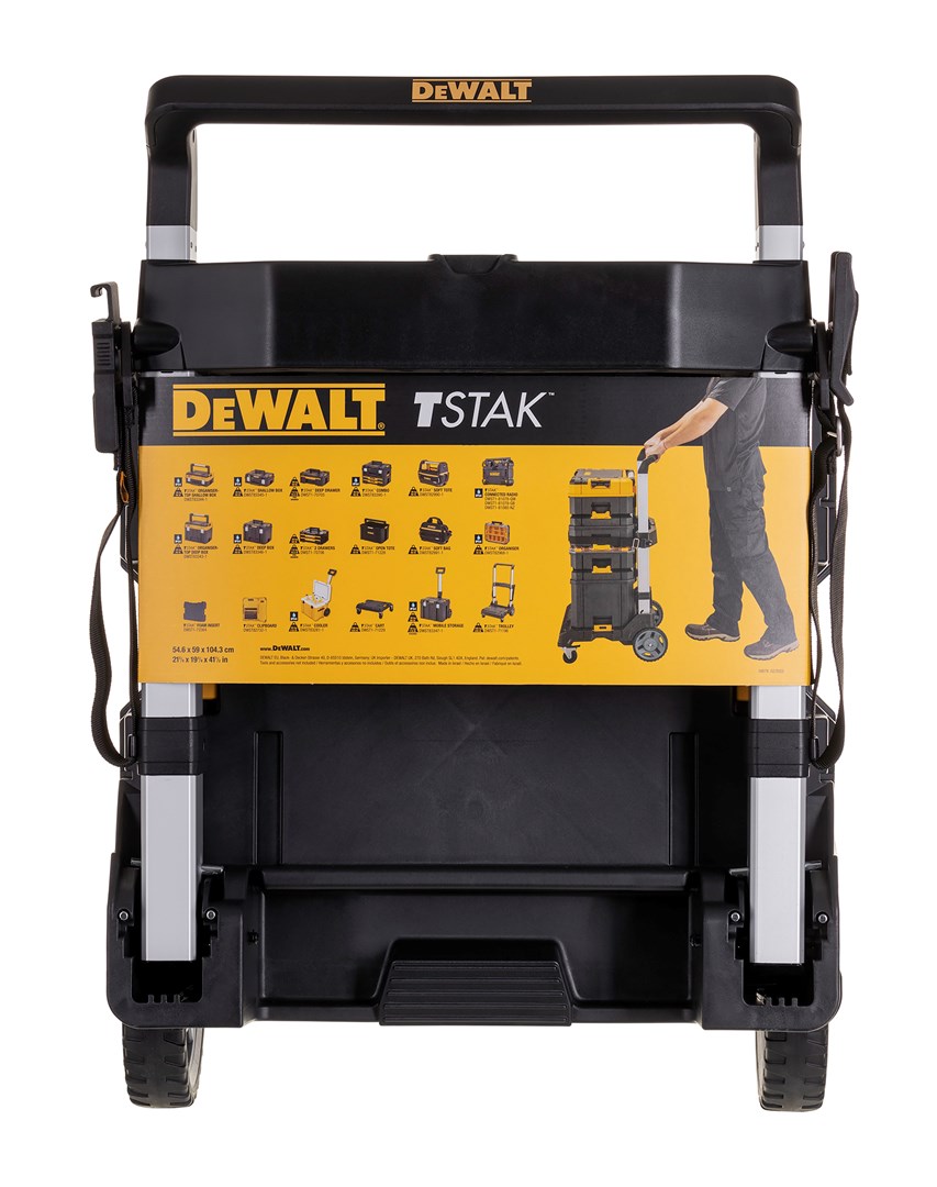 Karrocë DeWALT TSTAK DWST1-71196, teleskopike, 100 kg, e zezë