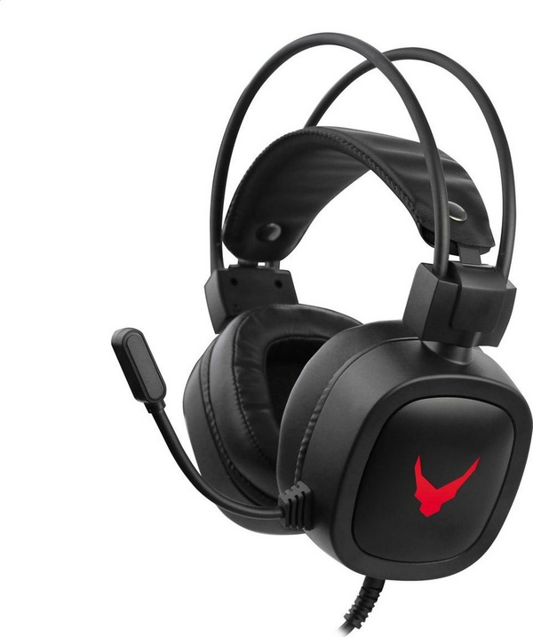 Kufje gaming Varr VH6020B, 40mm, LED, të kuqe