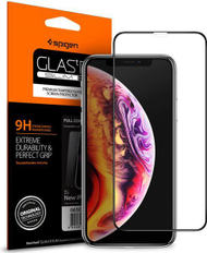 Mbrojtësi i ekranit Spigen Glas.tR Slim FC për Apple iPhone Xs Max, qelq i forcuar 9H, i zi