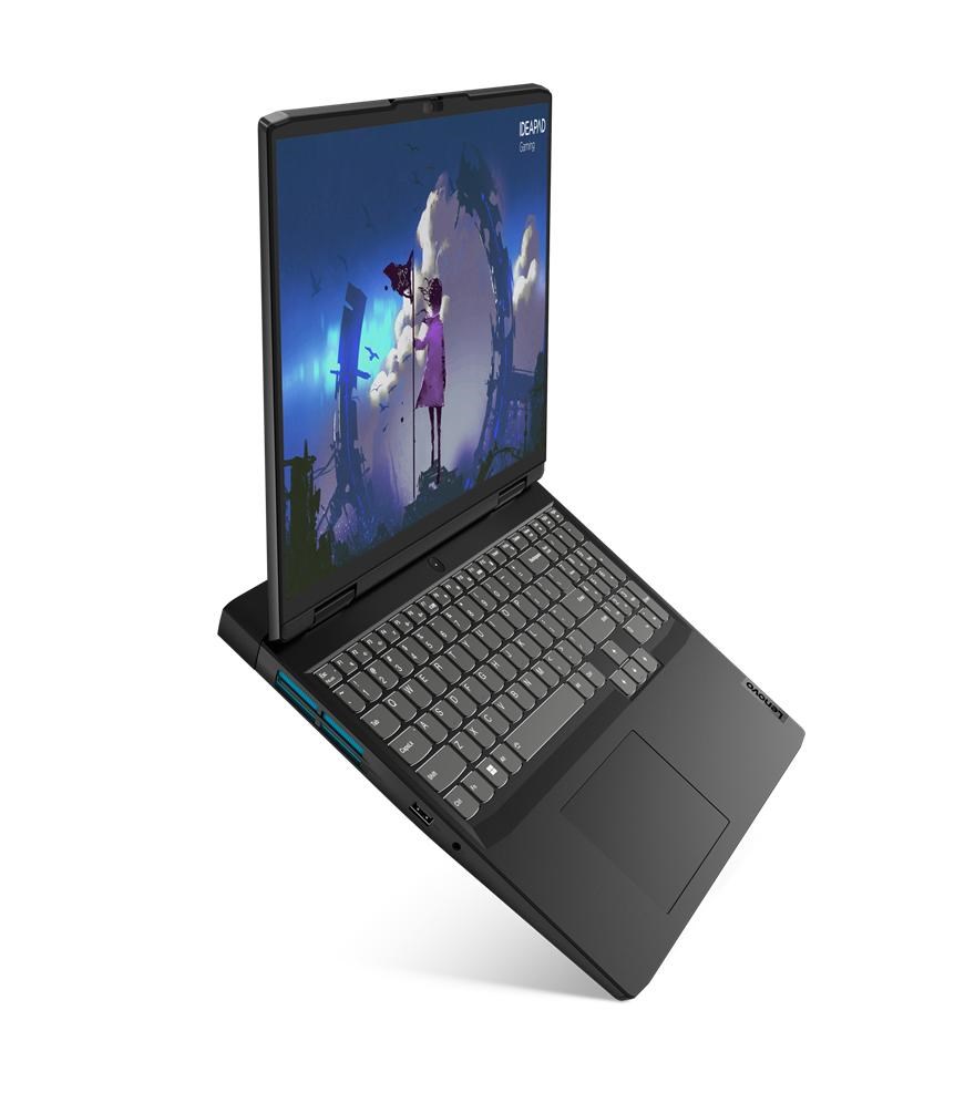 Laptop Lenovo IdeaPad Gaming, 16", Intel i5-12450H, 16 GB RAM, 512 GB SSD, NVIDIA GeForce RTX 3060, i hirtë