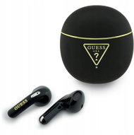 Kufje pa tela Guess Gold Line Triangle TWS, me mikrofon, Bluetooth, të zeza