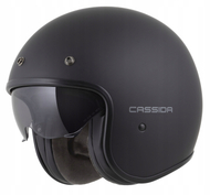 Мото шлем Cassida Oxygen 2.0 Solid, големина XS, црна мат со темно сива