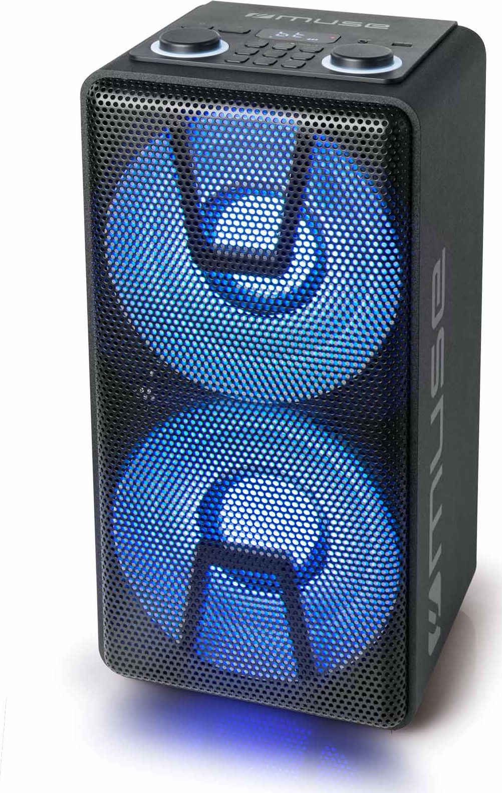 Kuti zanore Muse M-1805DJ, 150W, Bluetooth USB FM, e zezë