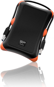 Hard disk i jashtëm Silicon Power Armor A30, 2TB, USB 3.0, i zi portokalli