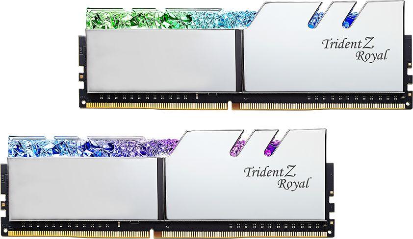 Memorie G.Skill Trident Z Royal, DDR4, 32 GB, 4400 MHz, CL19, F4-4400C19D-32GTRS