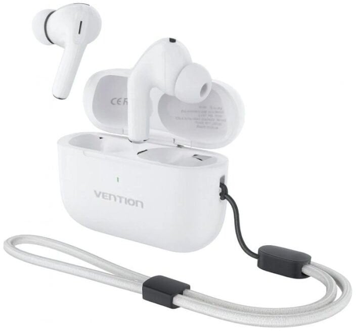 Kufje pa tela Vention Echo Lite E11 Pro, Bluetooth 5.3, për zyrë, të bardha