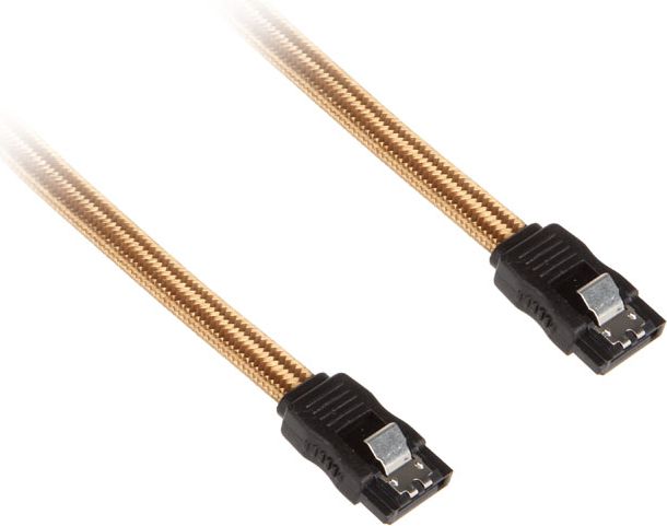 Kabllo BitFenix (BFAMSCSATA330AKCK) SATA - SATA, 0.3m, e artë