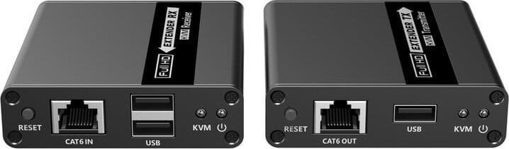Extender HDMI KVM PremiumCord, FULL HD 1080p, deri 70m, me USB
