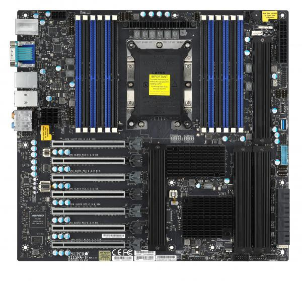 Pllakë amë Supermicro MBD-X11SPA-T-O Intel C621 LGA 3647 (Socket P) Extended ATX