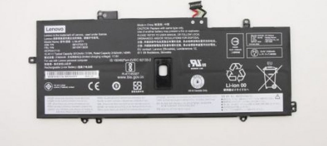 Bateri Lenovo, 51Wh, 4 qeliza, LiIon, LGC, e zezë