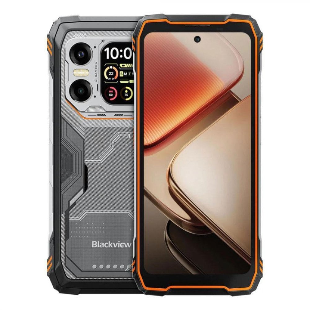 Telefoni i fortë Blackview Xplore 1, 6.78", 20000mAh, portokalli