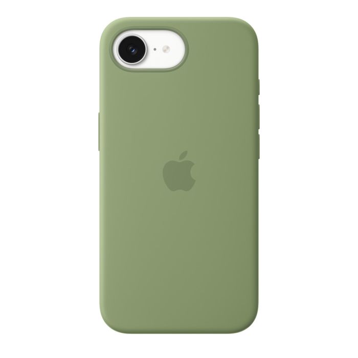 Apple iPhone 17e Silicone Case with MagSafe, Light Moss 4