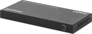 Ndarës HDMI Manhattan 4 Port, 4K 60Hz, HDR, i zi