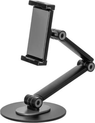 Држач за маса за таблет Neomounts DS15-550BL1, прилагодлива висина 47 cm, ротација 360°, црн