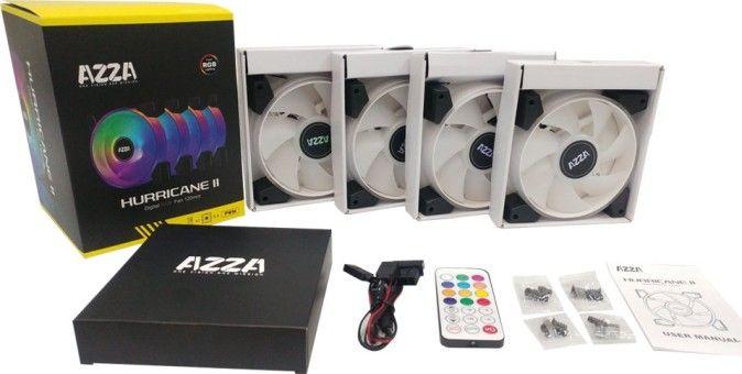 Ftohës Azza Hurricane II ARGB (FNAZ-12DRGB2-241), i zi