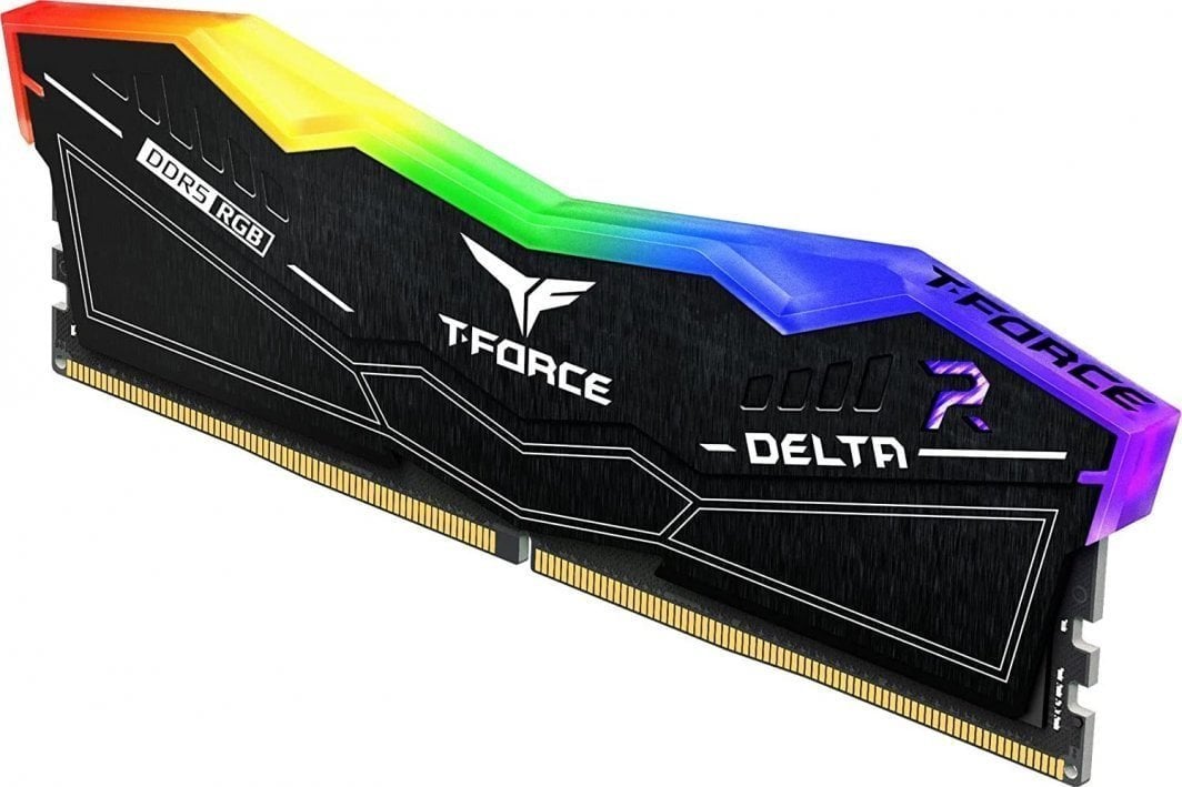 Memorie TeamGroup T-Force Delta RGB, DDR5, 48 GB, 7200 MHz, CL34, FF3D548G7200HC34ADC01