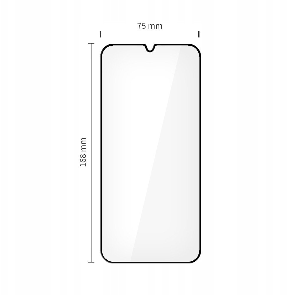 Xham mbrojtës Tech-Protect Glass Fit Plus për Xiaomi Poco M7, 2 copë, i zi