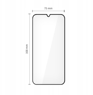 Xham mbrojtës Tech-Protect Glass Fit Plus për Xiaomi Poco M7, 2 copë, i zi