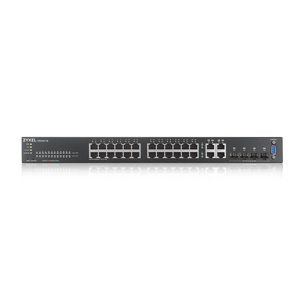 Switch rrjeti Zyxel GS2220-28, 28 porta, Gigabit 10/100/1000 Mbps