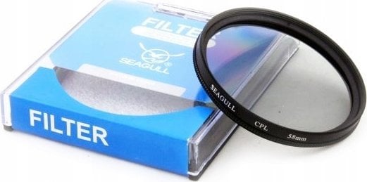 Filter polarizues Seagull CPL SHQ, 40.5mm, për kamera dhe kamkorder
