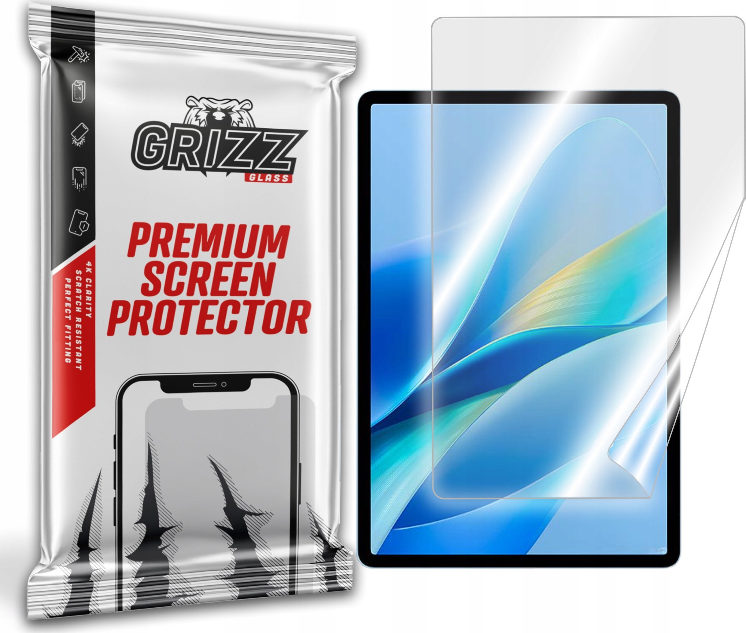 Mbrojtëse ekrani GrizzGlass CeramicFilm për Vivo Pad Air, qelq keramik, transparente