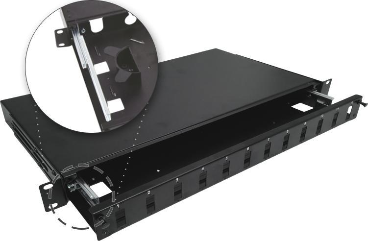 Panel optik Alantec FOP-1U-12SCD-C-P, 12x SC duplex, 19" 1U, i zi