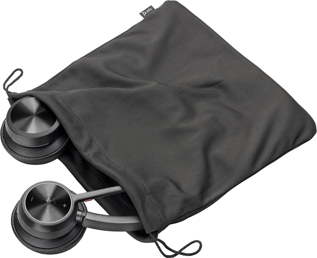 Kufje me Bluetooth Poly Voyager 4320 UC MS Teams, USB-A, 50 m rreze, të zeza