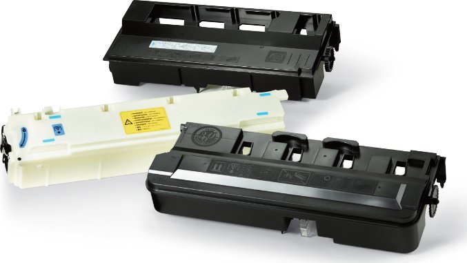 Kontejner për toner të harxhuar Katun 47551, për Konica Minolta Bizhub C3350 C3351 C3850 C3851, plastik, i bardhë
