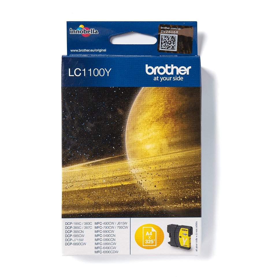 Kartuçe boje Brother LC1100Y, 10ml, e verdhë
