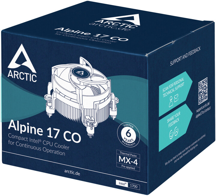 Ftohës Arctic Alpine 17 CO, i zi